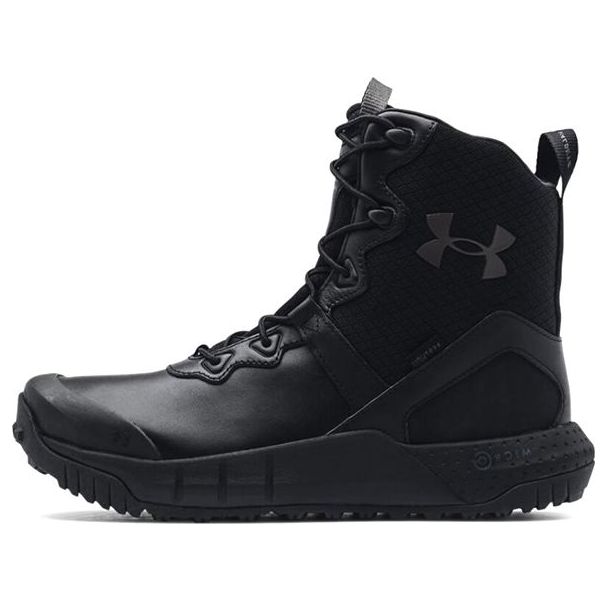 Under Armour Micro G Valsetz Leather 'Black Jet Grey' 3024266-001