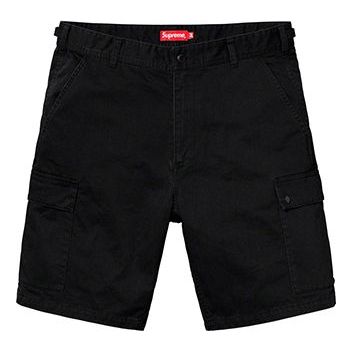 Supreme SS19 Cargo Short Casual Shorts Unisex Black SUP-SS19-942
