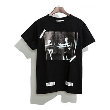 Off-White C O VIRGIL ABLO OW Painting Short Sleeve Black OW-SS18-044