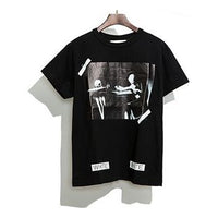 Off-White C O VIRGIL ABLO OW Painting Short Sleeve Black OW-SS18-044