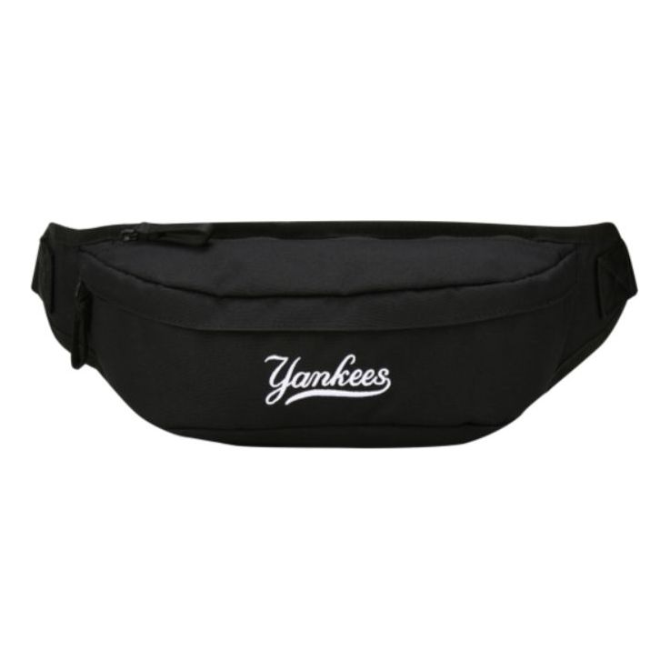 MLB New York Yankees NY Embroidered Alphabet fanny pack Black 32BGC5911-50L