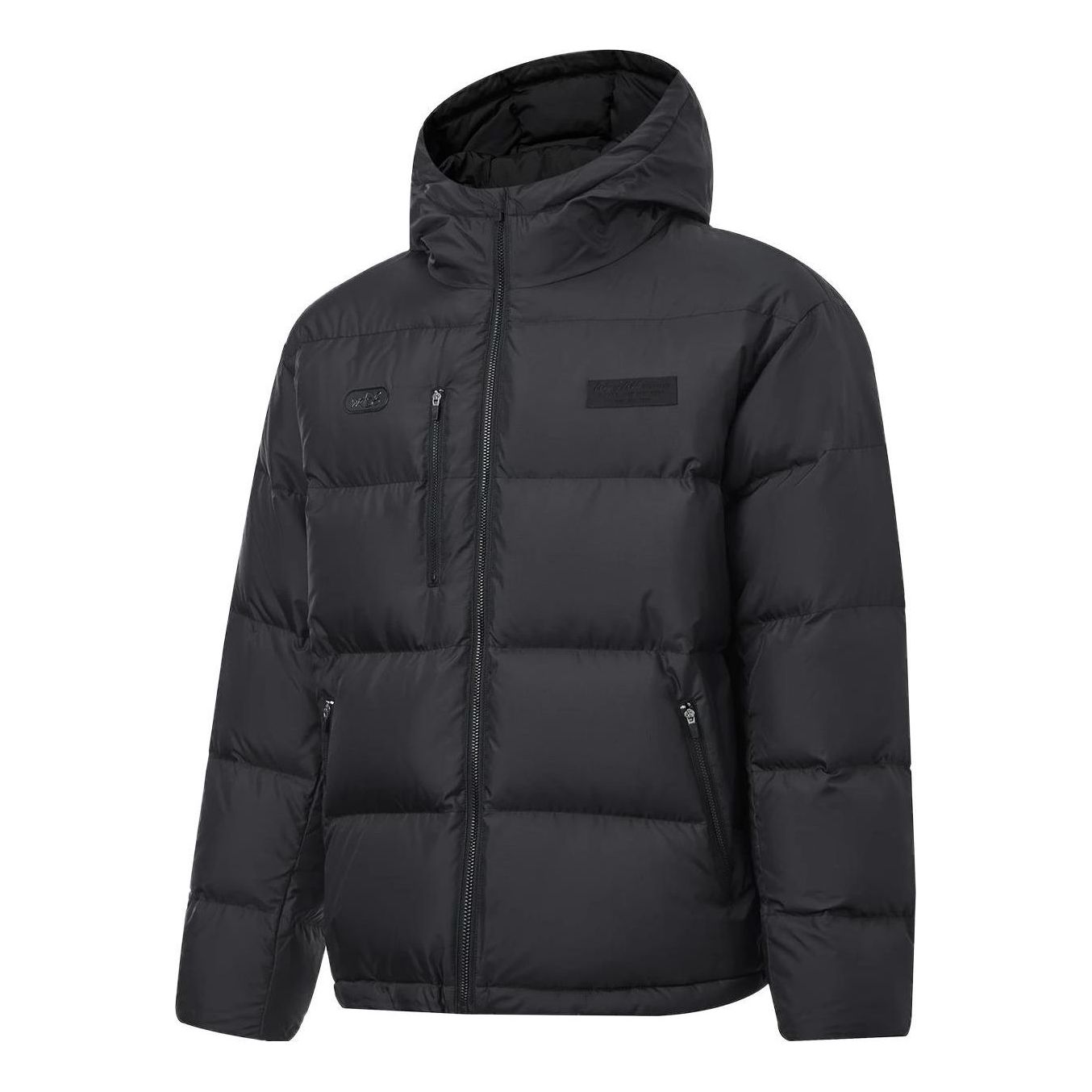 Li-Ning Way Of Wade Logo Down Hooded Jacket 'Black' AYMT155-1