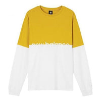 New Balance Athletics Pique Stripe Tops Asia Sizing 'Yellow White' AMT01507-VGL