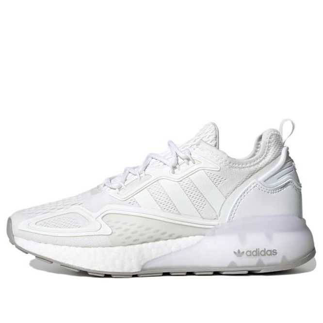(GS) adidas ZX 2K Boost J 'Triple White' GY2681