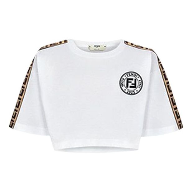 FENDI Knit T-Shirt White FAF114ADHAF0ZNM