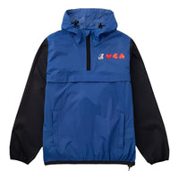 COMME des GARCONS PLAY FW25 x K-Way Half Zip Hoodie 'Blue' AZ-J506-051-2