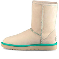(WMNS) UGG Classic Short II Neon 'Cream White' 1016865-CNV
