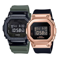 CASIO G-Shock Digital 'Olive Rose' GM-S5600PG-1PR&GM-5600B-3PR