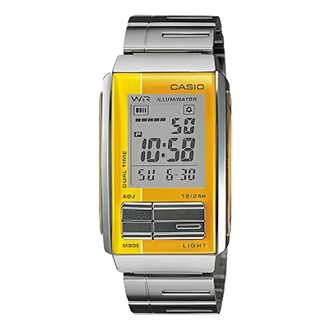 CASIO Quartz Movement Resin Case Silver Dial Waterproof Watch Analog LA-201W-9A