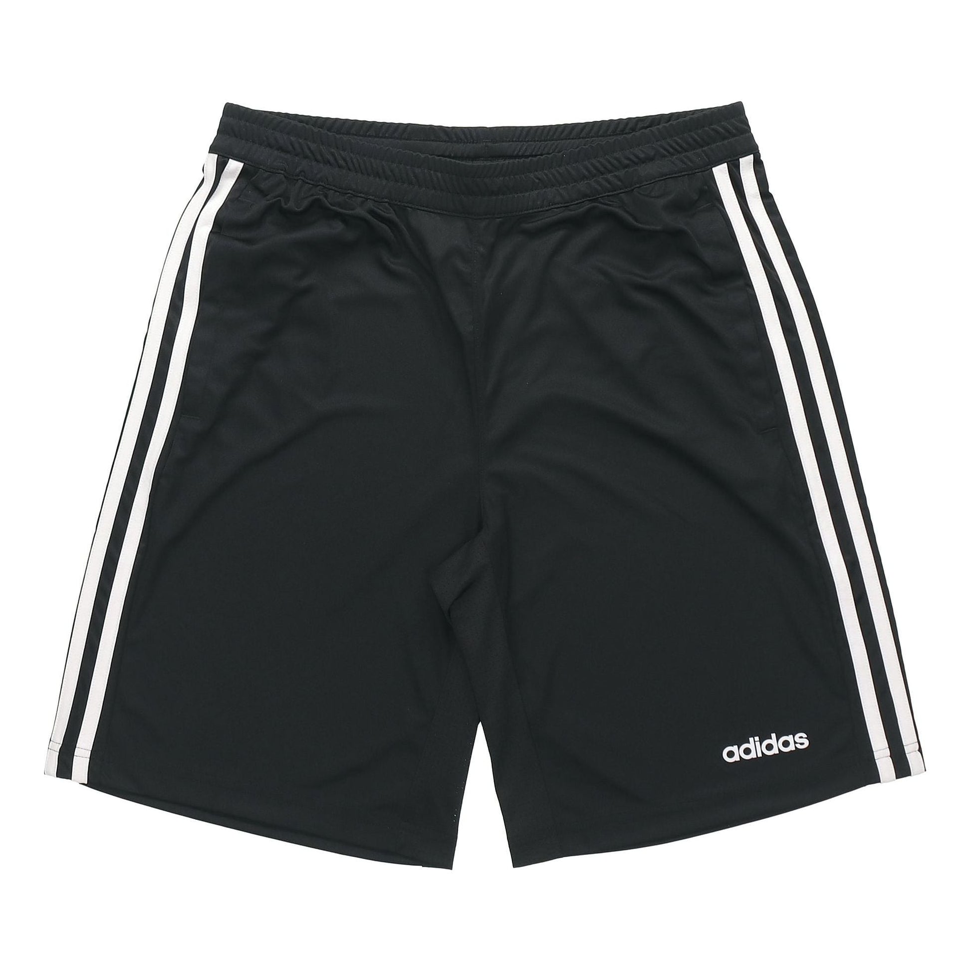 adidas Solid Color Breathable Sports Running Shorts Black DT3050