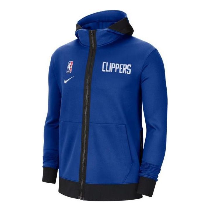 Nike NBA LA Clippers Showtime Therma Flex Full-Zip Hoodie 'Blue' CN4032-495