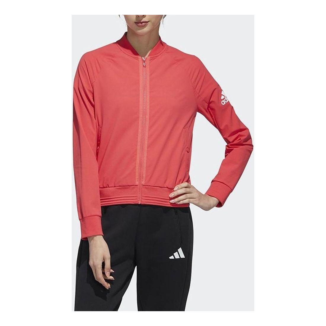 (WMNS) adidas Woven Aviator Jacket Pink FM9318
