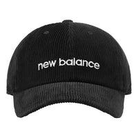 New Balance Wordmark Logo Corduroy Cap 'Black' JACL1720BK
