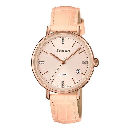 Casio Sheen Elegant Analog Watch 'Crystal Pink Gold' SHE-4048PGL-9A