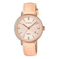 Casio Sheen Elegant Analog Watch 'Crystal Pink Gold' SHE-4048PGL-9A