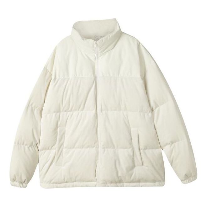 (WMNS) Skechers Sports Series Windproof Down Jacket 'White' L423U078-00NA