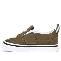 Vans Dineapple Floral Slip-On V Toddles/Infants Green VN0A34880I2