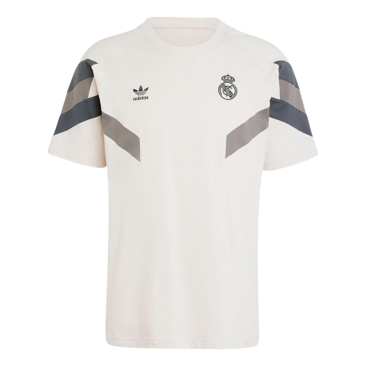 adidas Real Madrid Originals T-shirt Asia Sizing 'Dark Grey Mauve' IM7467