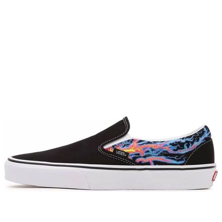 Vans Electric Flame Classic Slip-On 'Black Red' VN000XG8B03