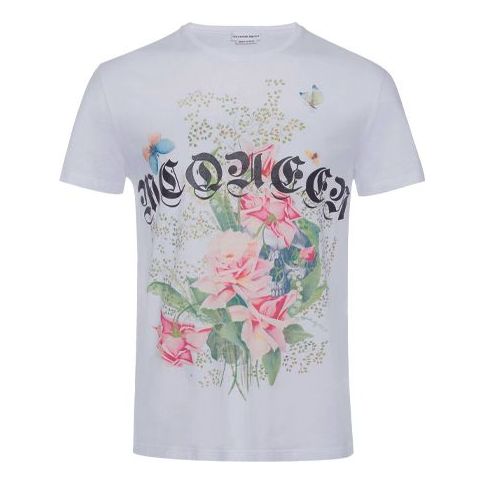 Men's Alexander McQueen Rose Skeleton White 520302QLZ710900