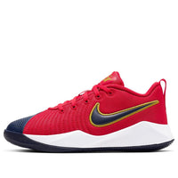 (GS) Nike Team Hustle Quick 2 'Black Red' AT5298-602