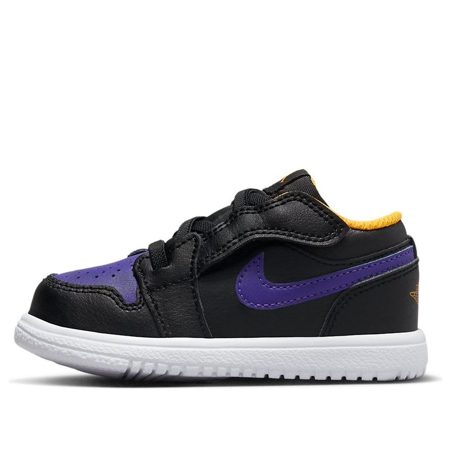 (TD) Air Jordan 1 Low Alt 'Black Purple Yellow' CI3436-075