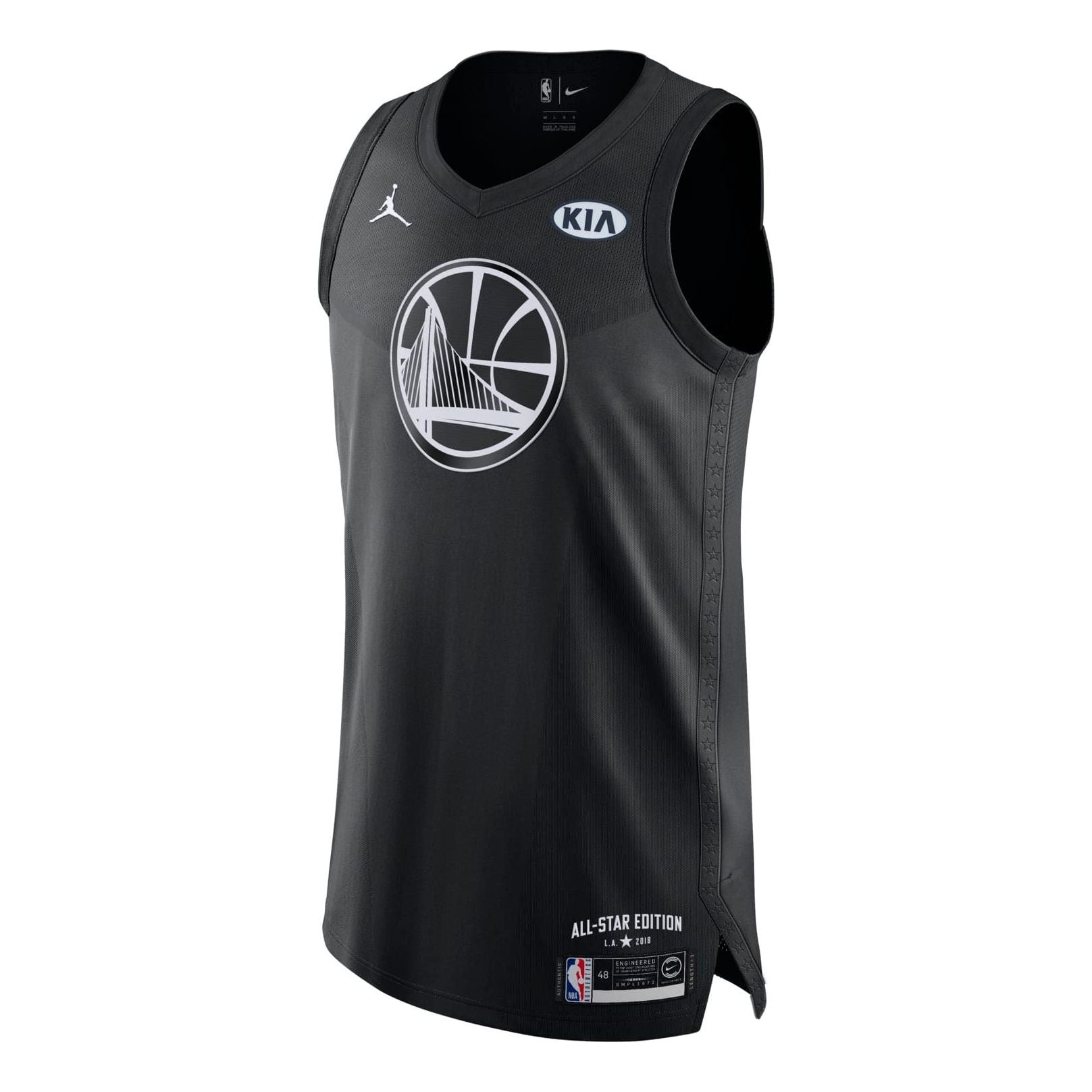 Air Jordan Stephen Curry All-Star Edition Authentic Jersey AU Black 928867-011