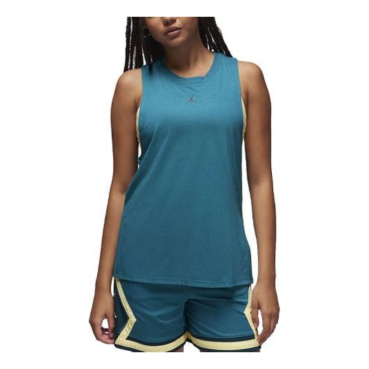 (WMNS) Air Jordan Sport Diamond Tank Top 'Teal' FB4629-318