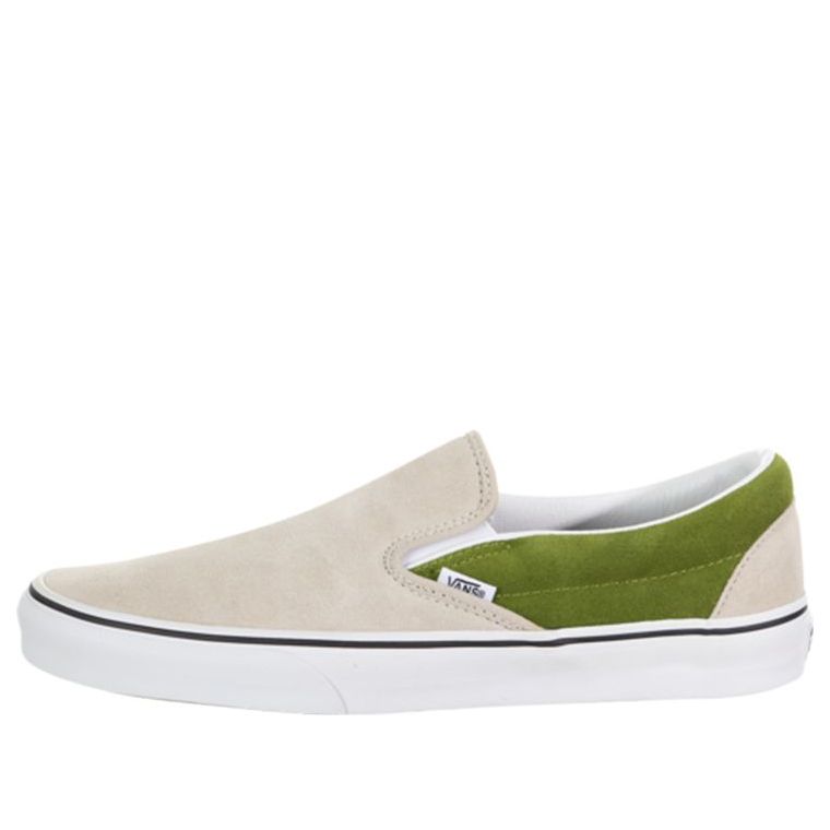 Vans Unisex Classic Slip-On Sneakers Grey/Green VN0A4U38WV9