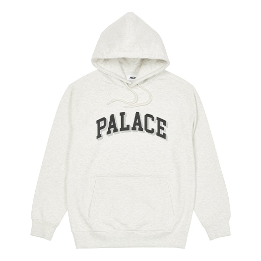Palace FW21 Ultimo Puff Drop Shadow Hoodie 'Grey' P21CS241