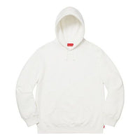 Supreme FW19 Week 12 Rhinestone Script Hooded Sweatshirt White SUP-FW19-1013