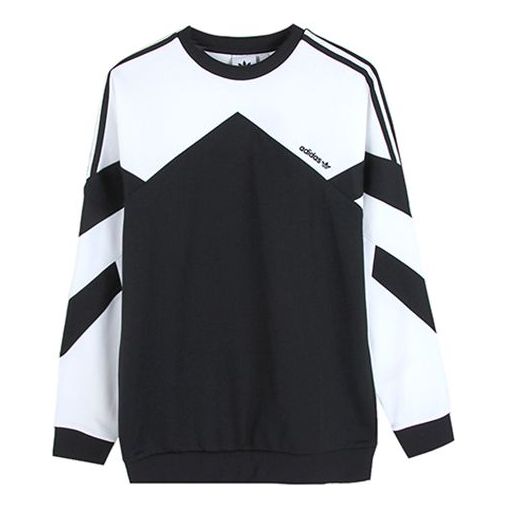 adidas originals Palmeston Crew Round Neck Long Sleeves Black DJ3455