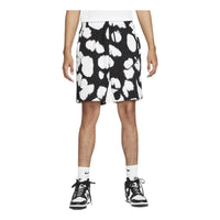 Nike Sportswear Sport Essentials Pattern Full Print Tie Dye Drawstring Shorts Black DM6913-010