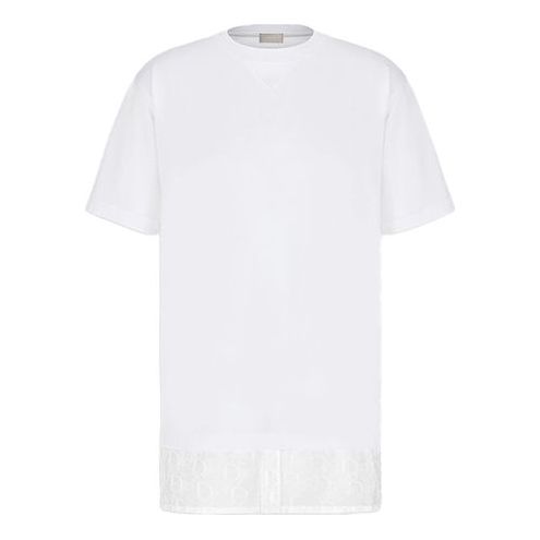 Men's DIOR Large Version Short Sleeve White 113J632A0677-C080