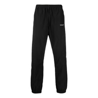 Men's Off-White SS22 Logo Printing Straight Sports Pants/Trousers/Joggers Black OMCA226C99FAB0031001