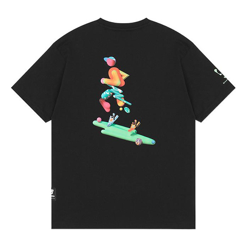New Balance Artist Pack Velvet Spectrum Tee Asia Sizing 'Black' AMT21556-BK