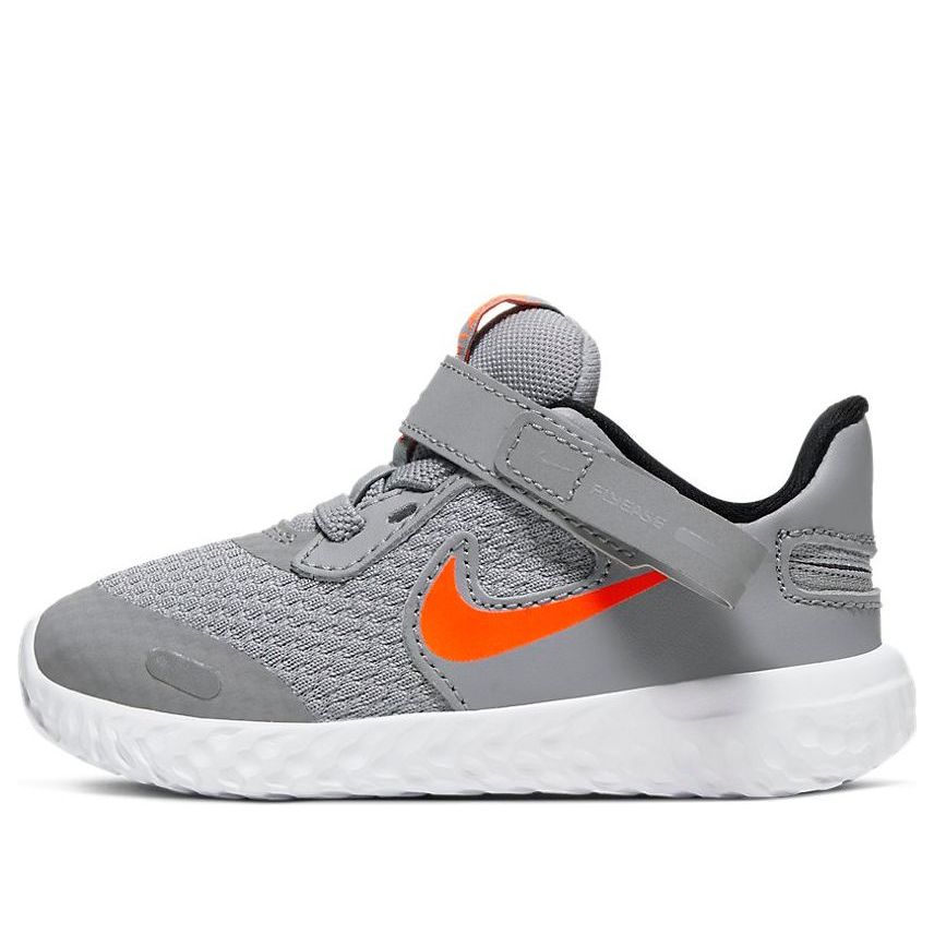 (TD) Nike Revolution 5 FlyEase 'Grey Orange' CQ4651-003