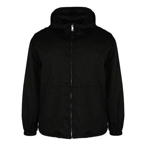 Men's PRADA SS21 Zipper Hooded Jacket Black SGB481-1WQ8-F0002