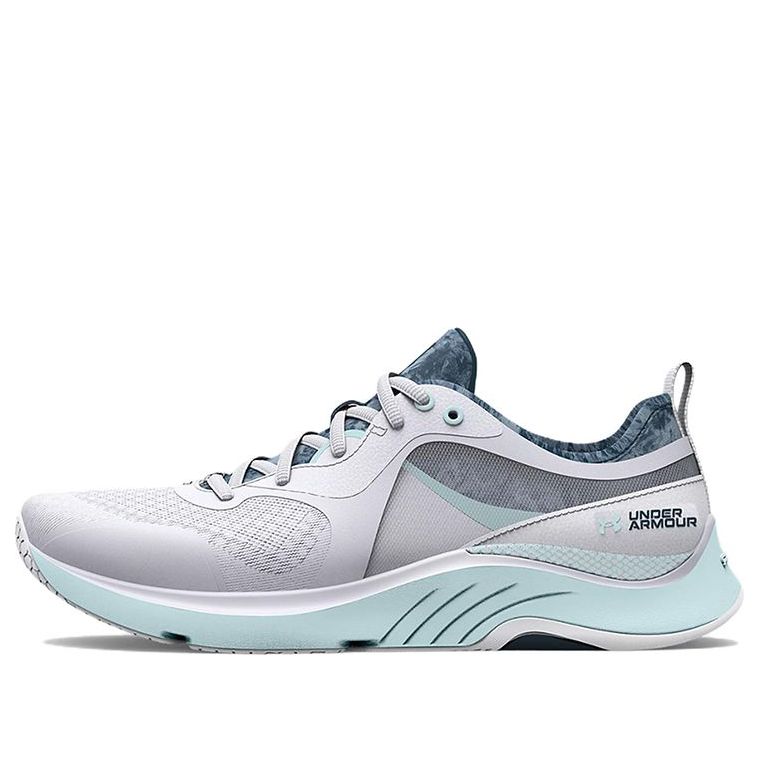 (WMNS) Under Armour HOVR Omnia 'White Breaker Blue' 3026006-100