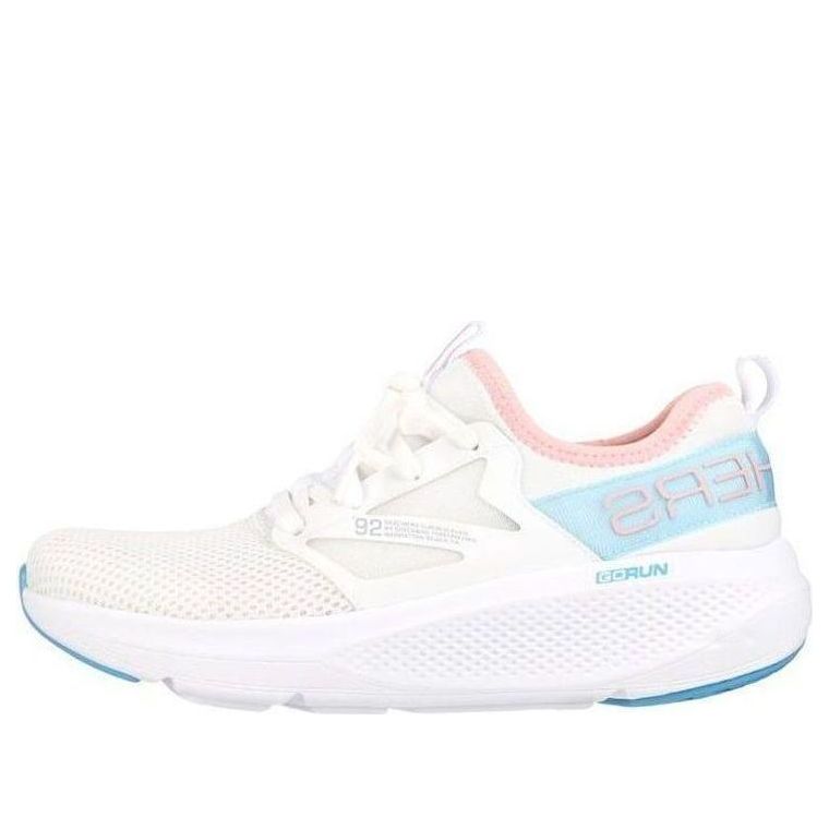 (WMNS) Skechers Go Run Elevate Quick Stride 'White Blue' 128317-WPK
