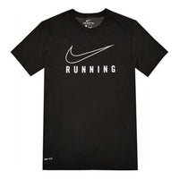 Nike Quick Dry Running Gym Short Sleeve Black BQ5344-010