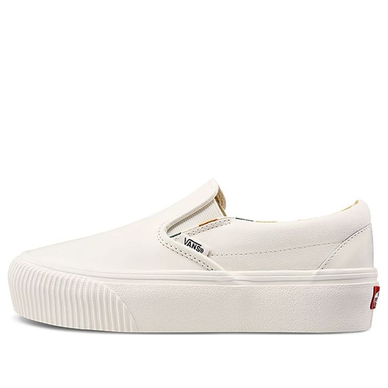 Vans Karina Rozunko x Slip-On Platform SF 'Patent Marshmallow' VN0A3MVC25K