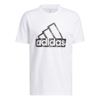adidas Future Icons Graphic Short Sleeve T-shirt 'White' HR3000