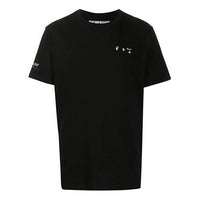 Off-White The Kiss Printing Short Sleeve Black OMAA027T20JER0361001