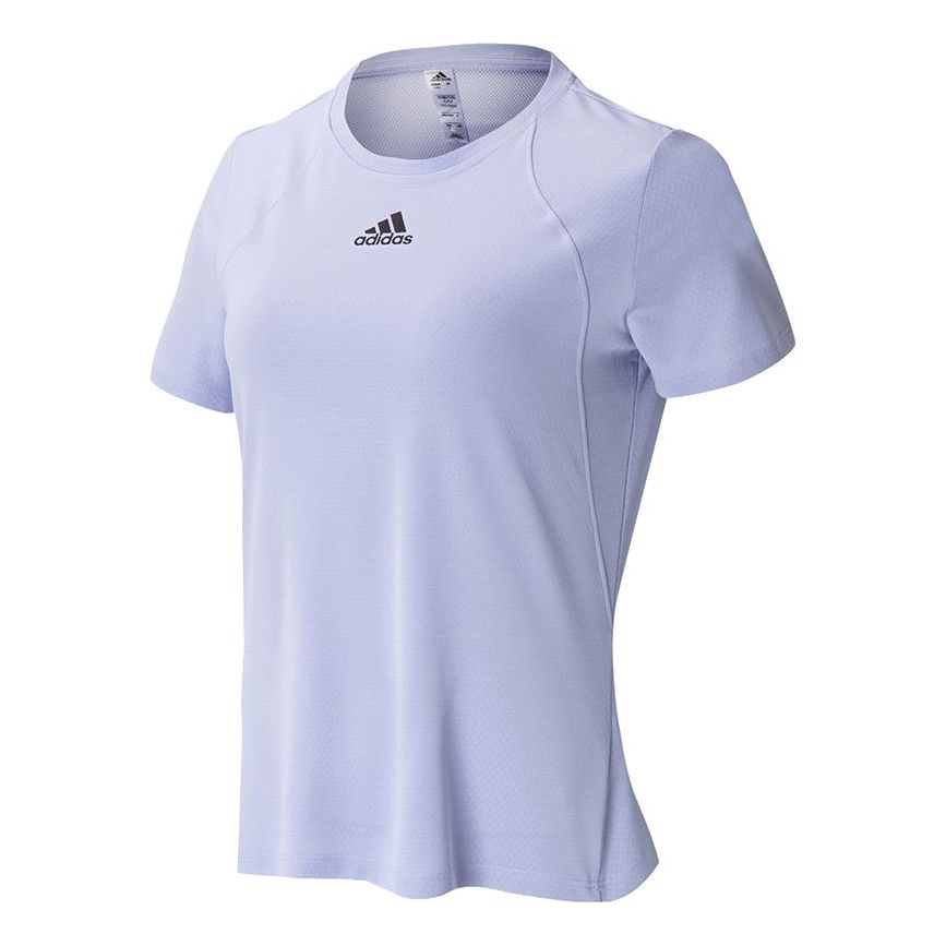 (WMNS) adidas HEAT.RDY T-Shirt Asia Sizing 'Purple' HE7577