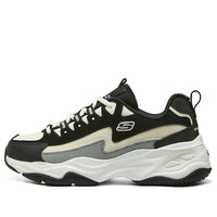 Skechers D'Lites 4.0 Shoes 'Black Beige Green' 894286-BKNT