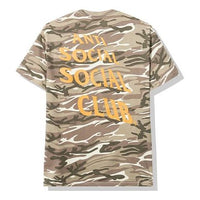 ANTI SOCIAL SOCIAL CLUB Camouflage Short Sleeve Unisex Yellow ASSC-540