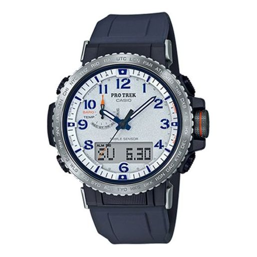CASIO Waterproof Solar Powered Mens Blue Analog/Digital Combo PRW-50YAE-2PR2021