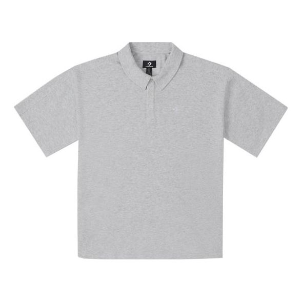Converse Waffle Polo Shirt Asia Sizing 'Grey' 10027230-A02
