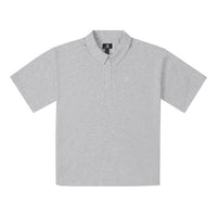 Converse Waffle Polo Shirt Asia Sizing 'Grey' 10027230-A02